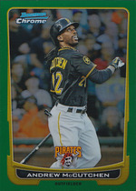 2012 Bowman Chrome Green Refractors #180 Andrew Mccutchen