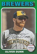 2024 Topps Heritage High Number Green Border #653 Oliver Dunn