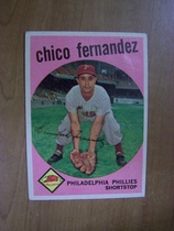 1959 Topps Base Set #452 Chico Fernandez