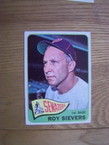 1965 Topps Base Set #574 Roy Sievers