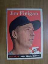 1958 Topps Base Set #136 Jim Finigan