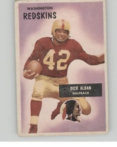 1955 Bowman Base Set #12 Dick Alban