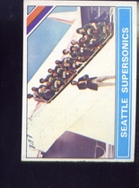 1975 Topps Base Set #219 Seattle Sonics