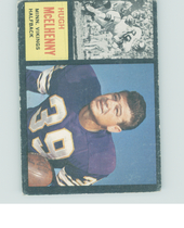 1962 Topps Base Set #92 Hugh McElhenny