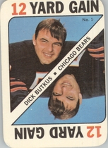 1971 Topps Game Inserts #1 Dick Butkus
