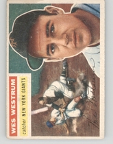 1956 Topps Base Set #156 Wes Westrum