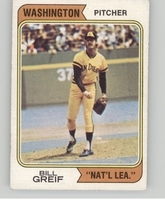 1974 Topps Base Set #102 Bill Greif