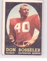 1958 Topps Base Set #132 Don Bosseler