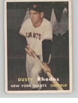 1957 Topps Base Set #61 Dusty Rhodes