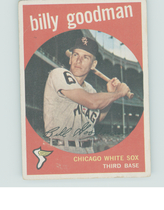 1959 Topps Base Set #103 Billy Goodman