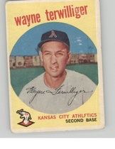 1959 Topps Base Set #496 Wayne Terwilliger