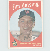 1959 Topps Base Set #386 Jim Delsing