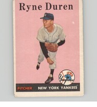 1958 Topps Base Set #296 Ryne Duren