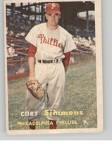 1957 Topps Base Set #158 Curt Simmons