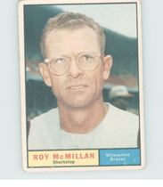 1961 Topps Base Set #465 Roy McMillan