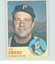 1963 Topps Base Set #450 Bob Friend