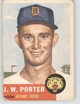 1953 Topps Base Set #211 J.W. Porter