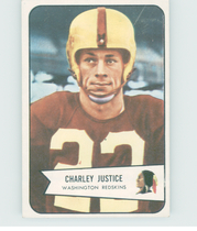 1954 Bowman Base Set #39 Charley Justice