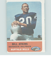 1962 Fleer Base Set #18 Bill Atkins