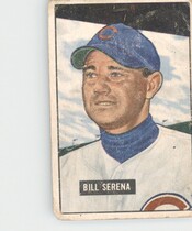 1951 Bowman Base Set #246 Bill Serena