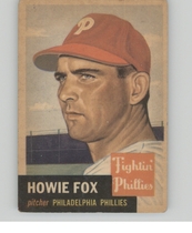 1953 Topps Base Set #22 Howie Fox