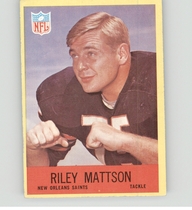 1967 Philadelphia Base Set #127 Riley Mattson