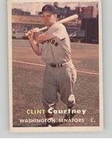1957 Topps Base Set #51 Clint Courtney