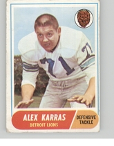 1968 Topps Base Set #130 Alex Karras