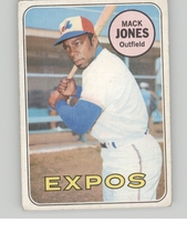 1969 Topps Base Set #625 Mack Jones