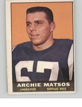 1961 Topps Base Set #158 Archie Matsos