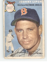 1954 Topps Base Set #19 Johnny Lipon