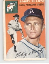 1954 Topps Base Set #21 Bobby Shantz