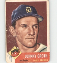 1953 Topps Base Set #36 Johnny Groth
