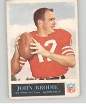 1965 Philadelphia Base Set #171 John Brodie