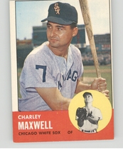 1963 Topps Base Set #86 Charlie Maxwell