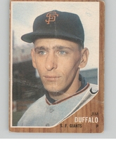 1962 Topps Base Set #578 Jim Duffalo