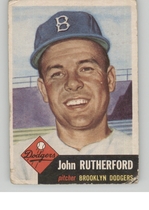 1953 Topps Base Set #137 Johnny Rutherford
