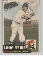1953 Topps Base Set #243 Carlos Bernier