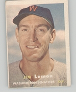 1957 Topps Base Set #57 Jim Lemon