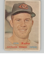 1957 Topps Base Set #266 Ken Kuhn