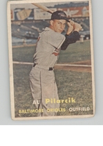 1957 Topps Base Set #311 Al Pilarcik