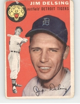 1954 Topps Base Set #111 Jim Delsing