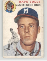 1954 Topps Base Set #188 Dave Jolly