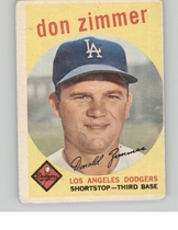1959 Topps Base Set #287 Don Zimmer