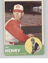 1963 Topps Base Set #378 Bill Henry