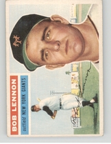 1956 Topps Base Set #104 Bob Lennon
