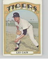 1972 Topps Base Set #783 Les Cain