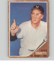 1962 Topps Base Set #588 Birdie Tebbetts