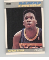 1987 Fleer Base Set #111 Waymon Tisdale