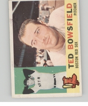 1960 Topps Base Set #382 Ted Bowsfield